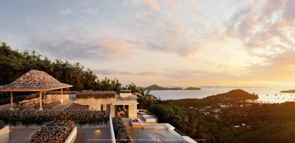 An exclusive exclave of private luxury hilltop ocean-view villas in a Modern Balinese Contemporary style, located in Ao Makham, Cape Panwa.
