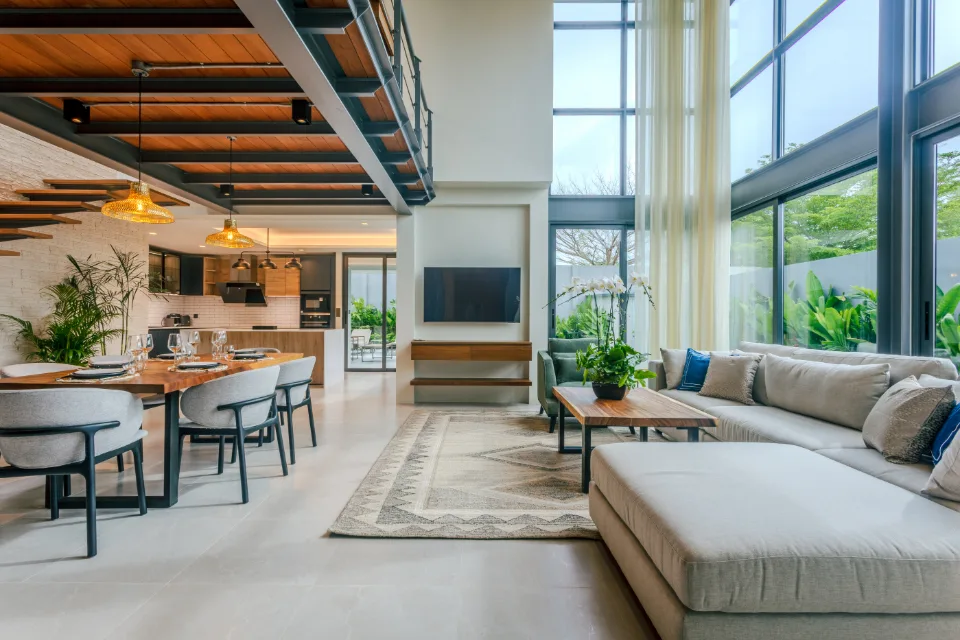 A new way to embrace the future by combining modern loft style  design, green tropical pool villas and the latest in energy efficient  systems and technologies. This unique and groundbreaking combination  makes Innovation Pool Villas stand out in the popular real estate market of  Phuket.